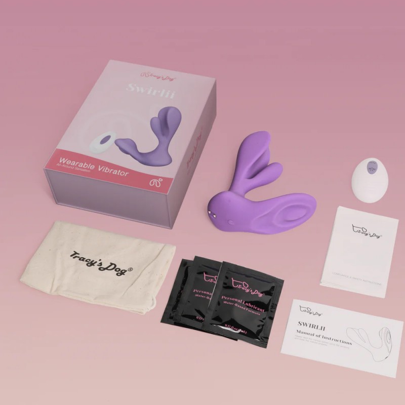 Swirlii Wearable Clit G Spot Rabbit Vibrator6
