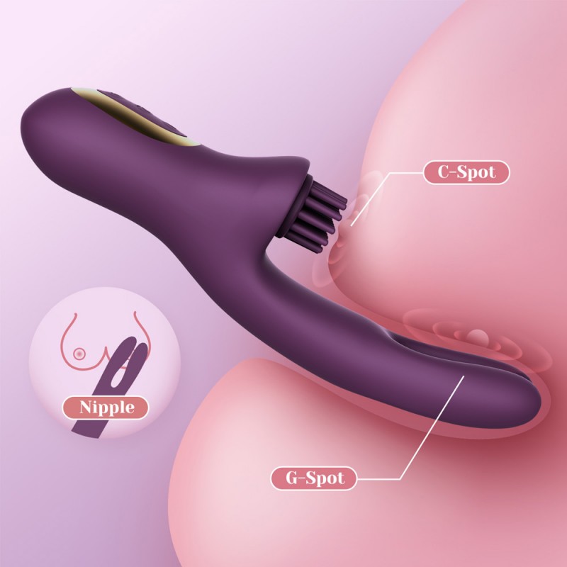 Tracys Dog Elatia G Spot Clitoral Rabbit Vibrator1