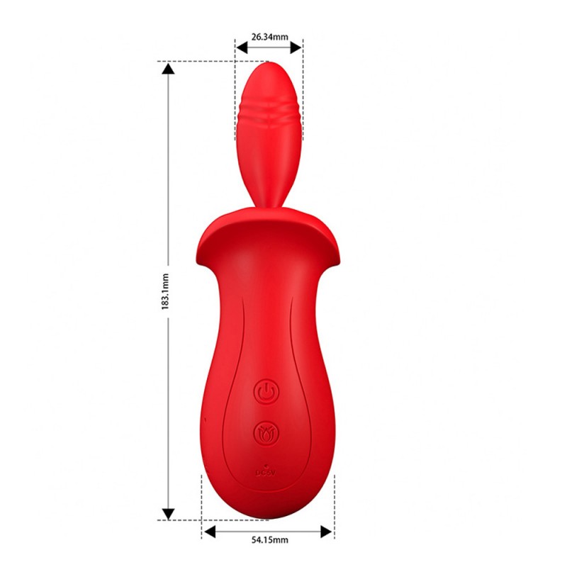 venusfun egg clitoral g-spot silicone rechargeable vibrator with suction cup size