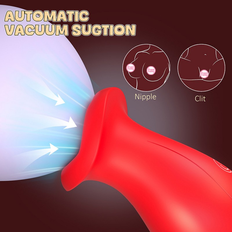 venusfun egg clitoral g-spot silicone rechargeable vibrator with automatic vaccum suction cup