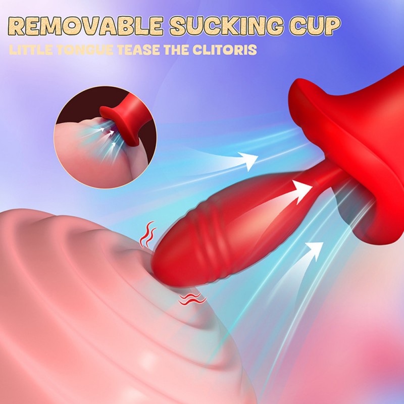 venusfun egg clitoral g-spot silicone rechargeable vibrator with suction cup tease the clitoris