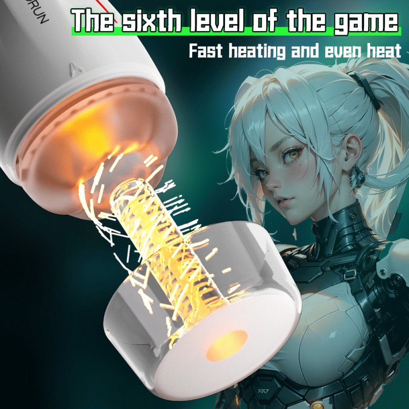 Heated Automatic Masturbators Suck Vibrator6