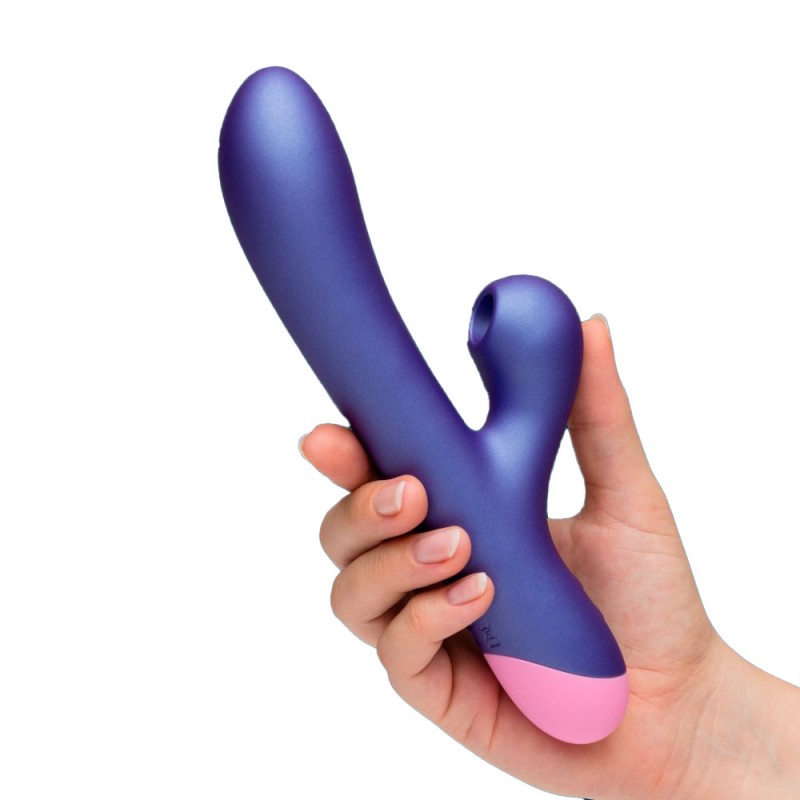 venusfun romp pulse air pulse rabbit silicone clitoral dual-motor g-spot vibrator