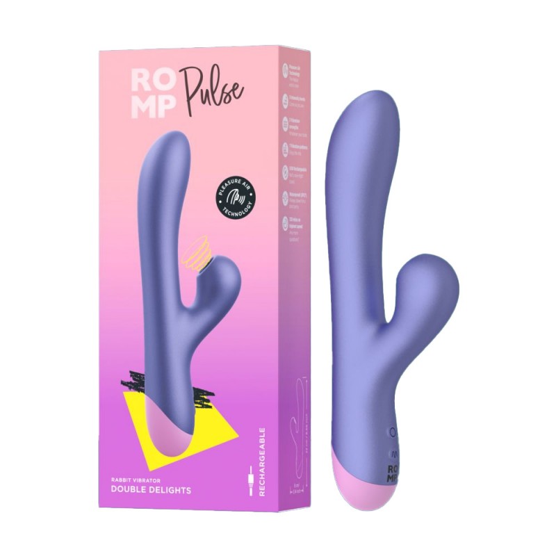 venusfun romp pulse air pulse rabbit silicone clitoral dual-motor vibrator cheap