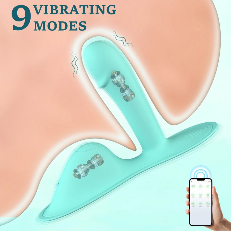 venusfun wearable butt plug vibrating dildo pad two control ways