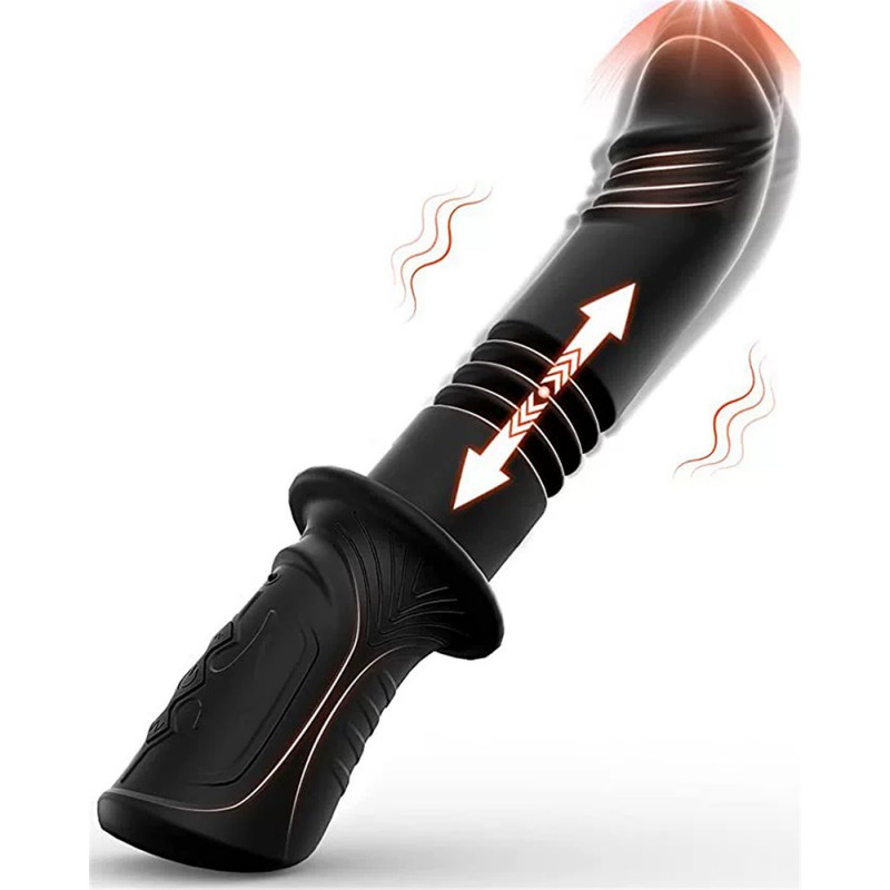 xr brands power thrust thrusting silicone wand penis vibrator realistic shape