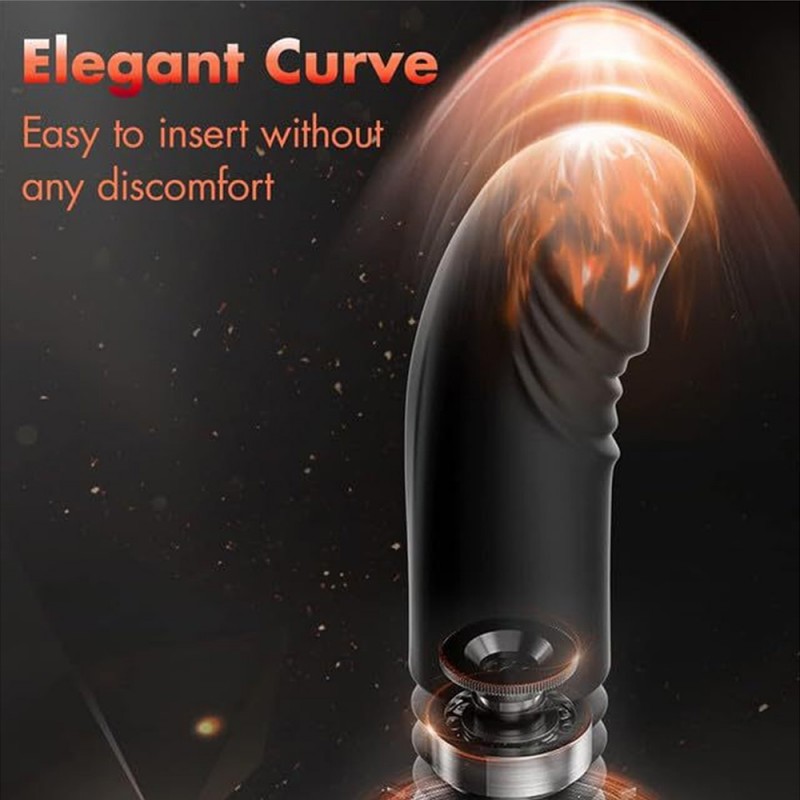 xr brands power thrust thrusting silicone wand penis vibrator with elegant curve