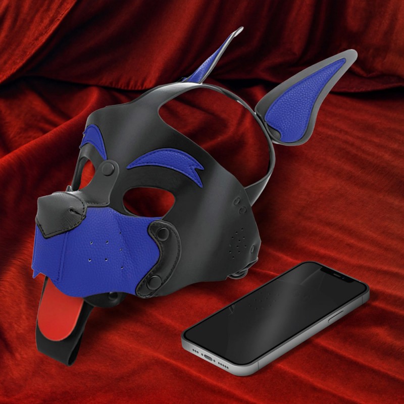 xr brands alpha dog pup dog headgear bondage hood bdsm mask compare with phone