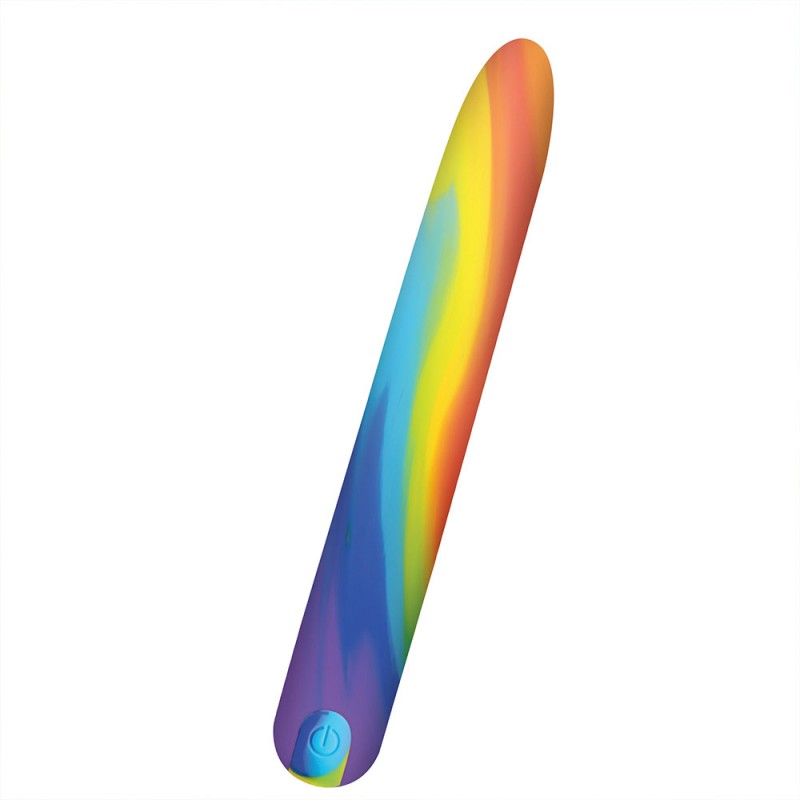 bang rainbow silicone bullet vibrator clitoral g spot stimulator for women