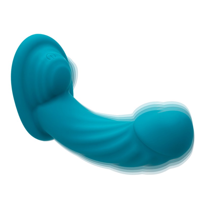 calexotics g-ride long haul silicone vibrating dildo pad   dual motors