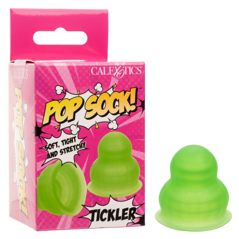calexotics pop sock tickler reversible textured stroker male masturbator with exquisite package