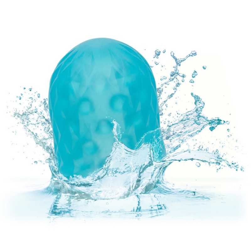 calexotics pop sock tickler reversible textured stroker male masturbator with  closed end enhances suction