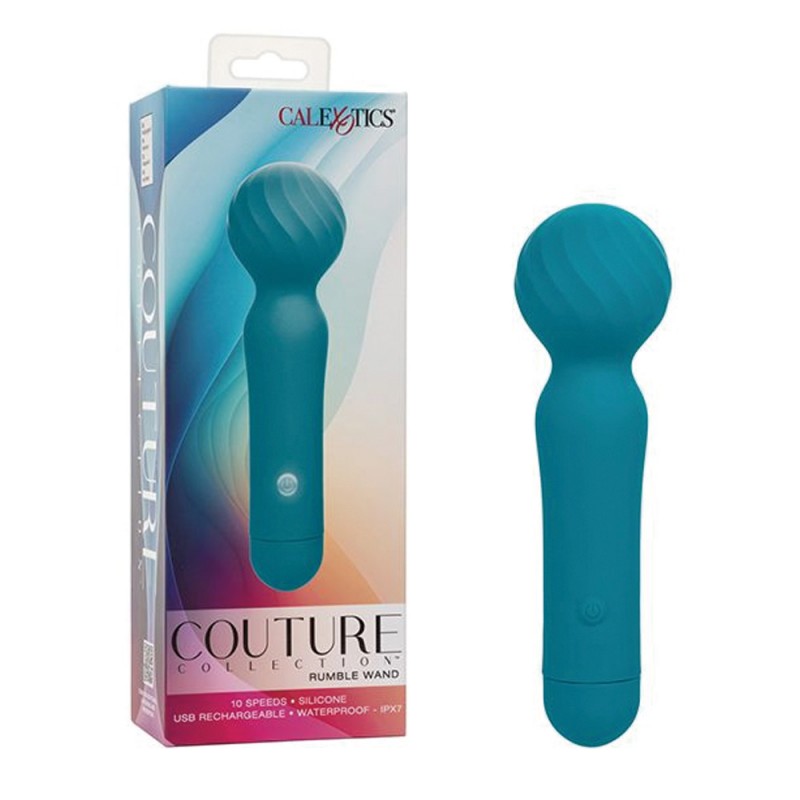 calexotics couture collection body silicone vibrating wand exquisite package