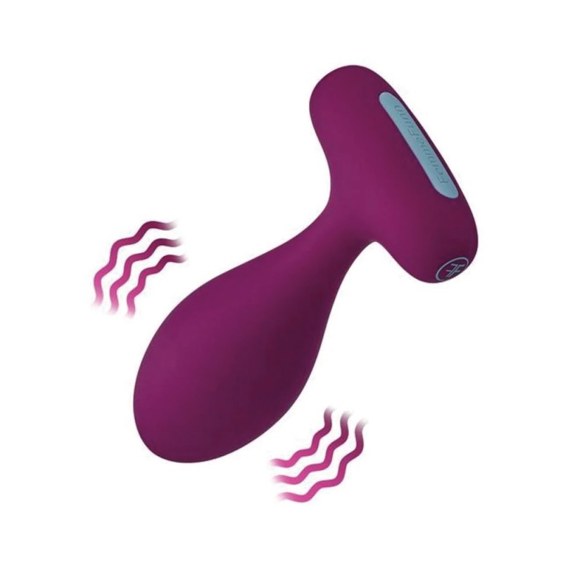 femmefunn plua rechargeable silicone vibrating anal plug ergonomic design