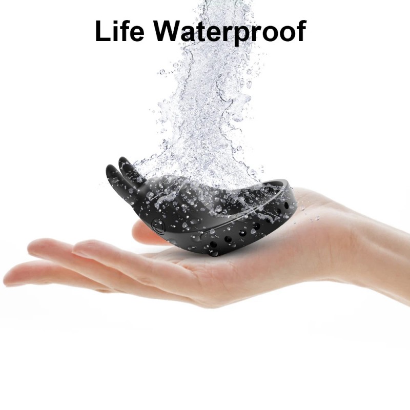 venusfun rabbit adjustable silicone vibrating g-spot stimulator penis ring life waterproof