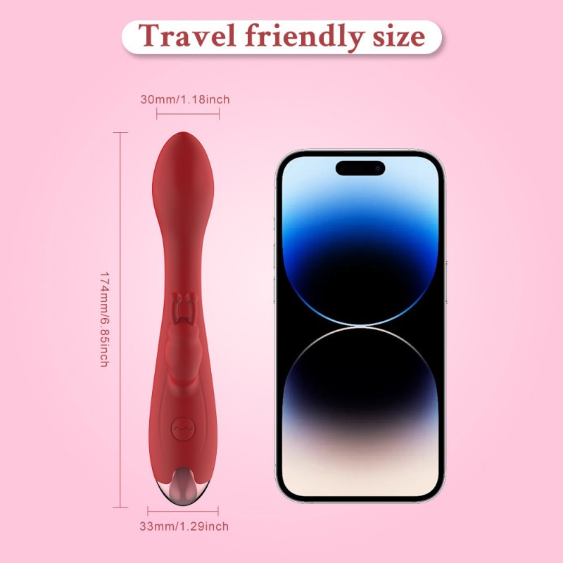 rabbit vibrator silicone clitoral g spot stimulator