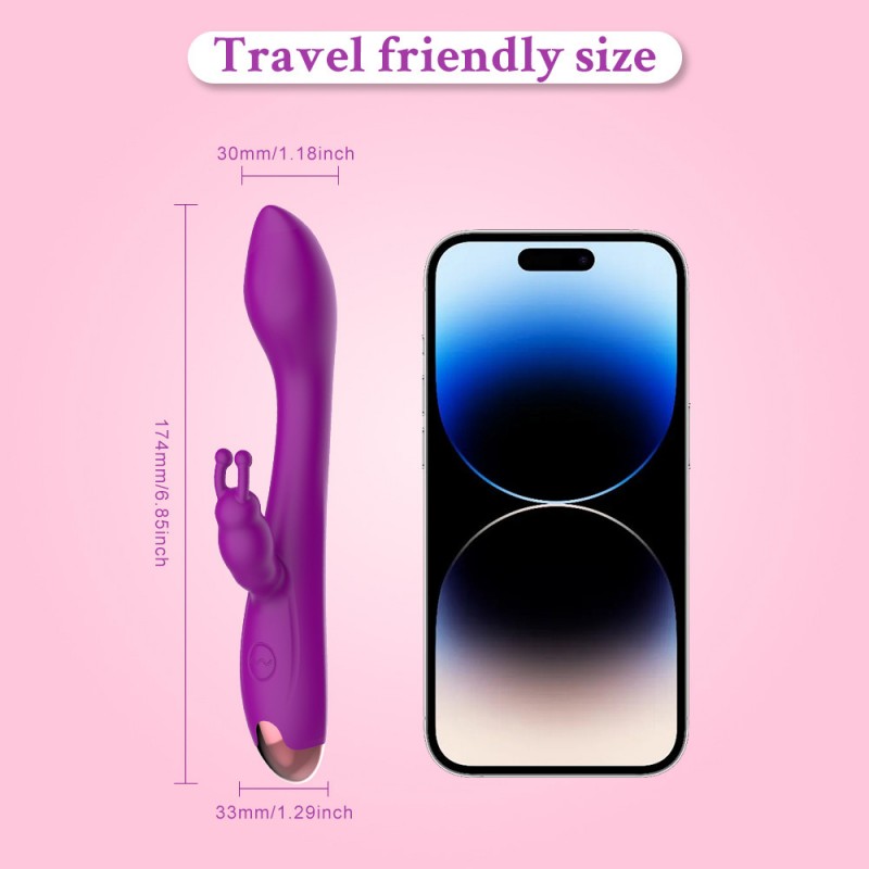 rabbit vibrator silicone clitoral g spot stimulator for couple