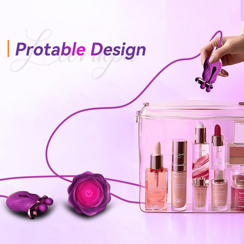 nipple clamps vibrator clitoral stimulator for couple