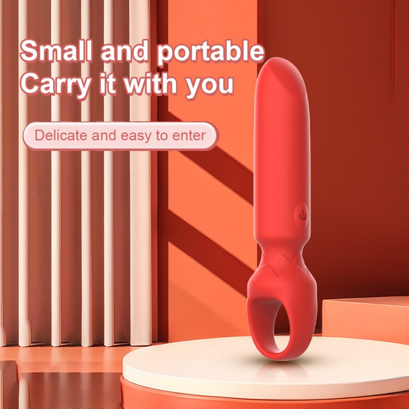venusfun silicone g-spot clitoral bullet vibrator with buckle design portable