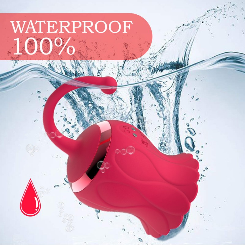 venusfun sunflower sucking vibrating nipple clitoral stimulator waterproof