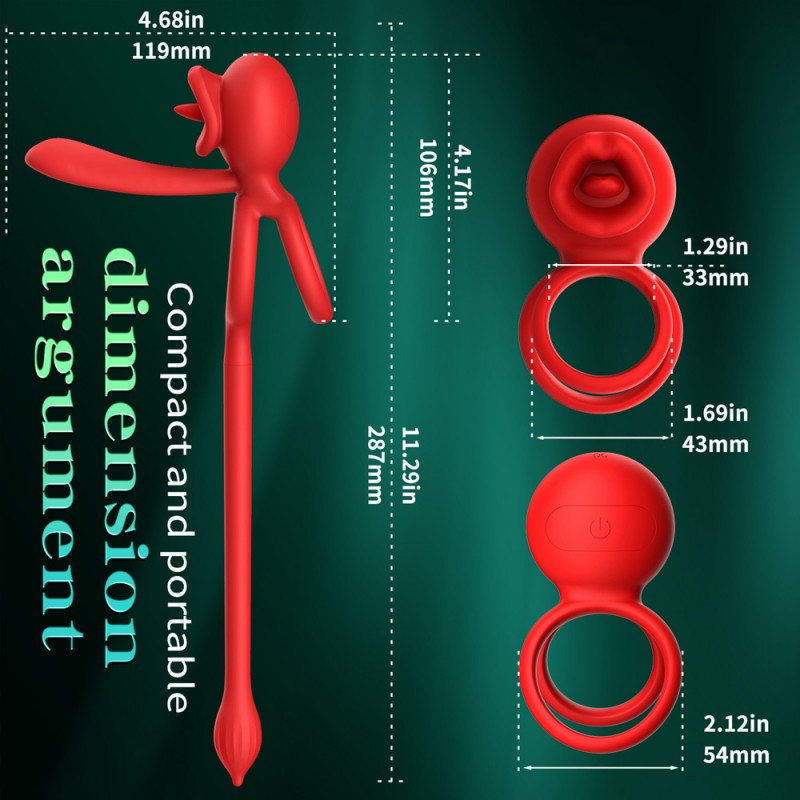 venusfun vibrating penis ring tongue licking masturbator with app control for couple