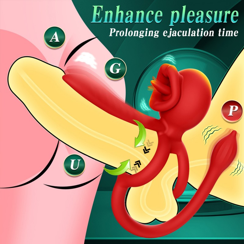 tongue licking masturbator with app control for women