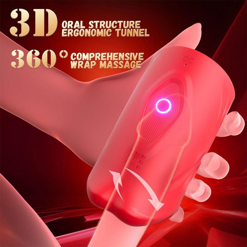 venusfun hot kiss silicone blowjob electric male masturbator oral structure