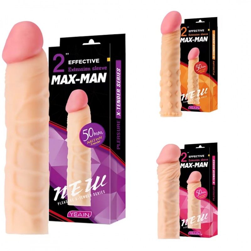 venusfun max-man silicone penis extender sleeve exquisite package