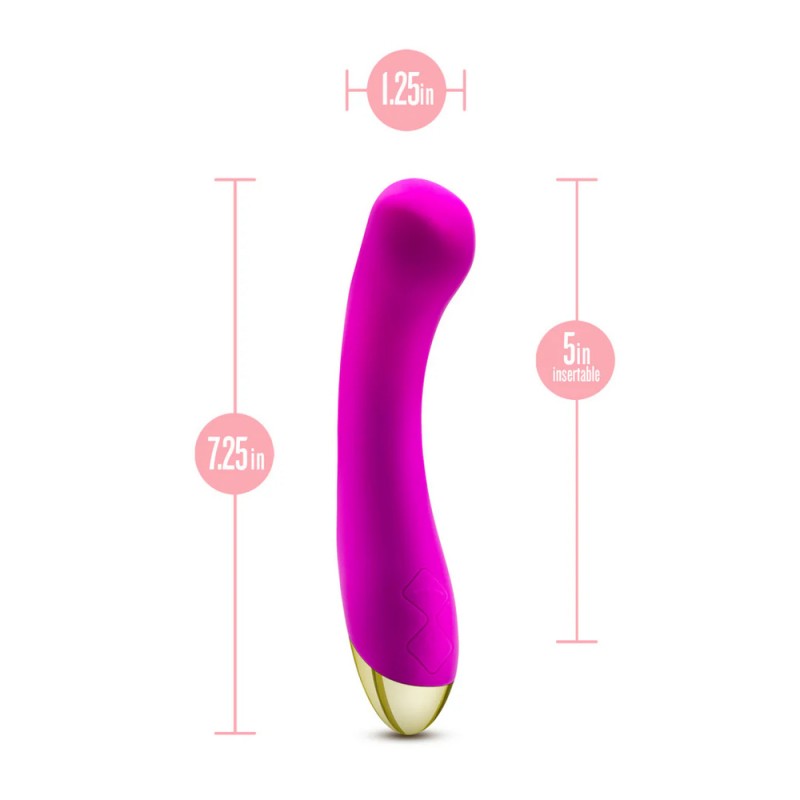 blush aria bangin af rechargeable silicone g-spot vibrator suitable size