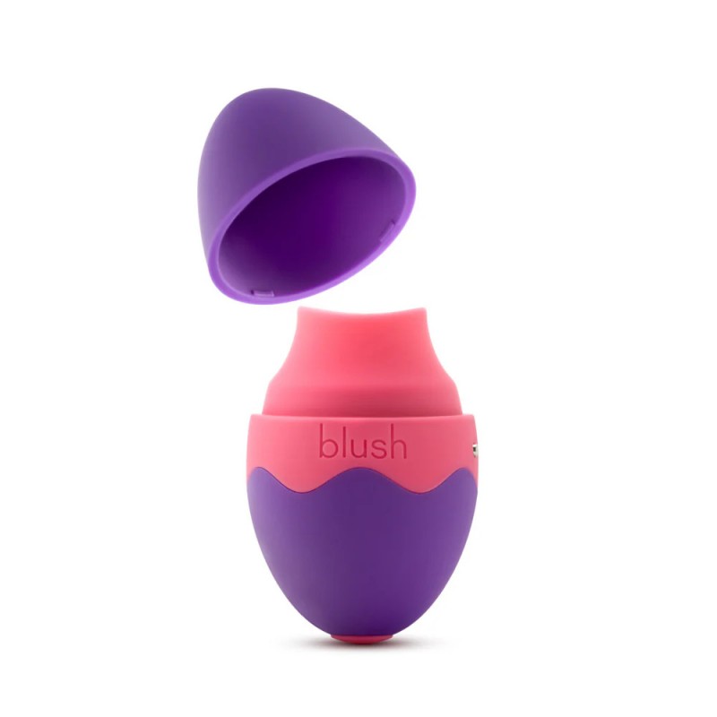 blush aria flutter tongue flicking silicone rechargeable clitoral stimulator