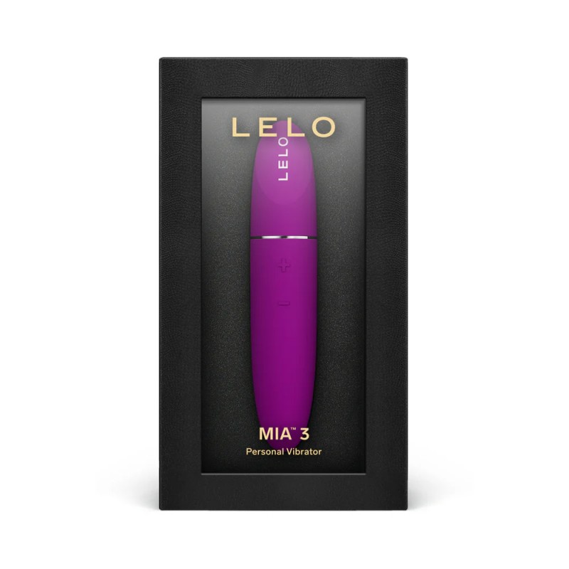 lelo mia 3 personal silicone lipstick clitoral bullet vibrator with exquisite package