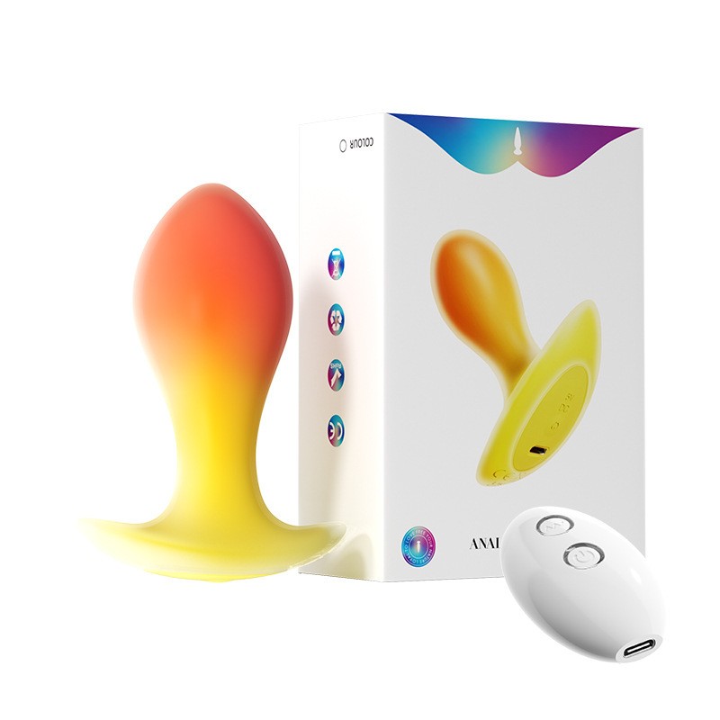 venusfun koi silicone vibrating clitoral butt plug with remote control exquisite package