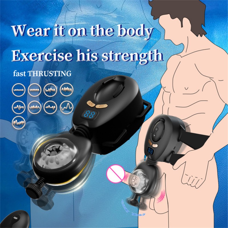 venusfun wearable belt automatic male masturbator fast thrusting