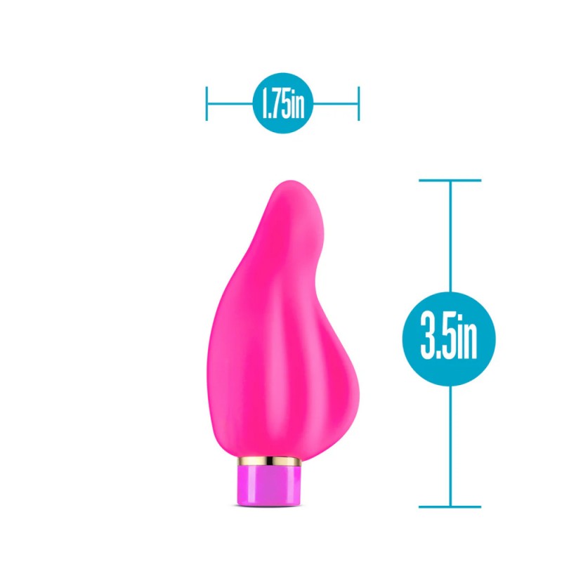 blush aria epic af curved fuchsia silicone clitoral vibrator suitable size