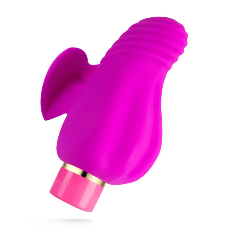 blush aria erotic af finger fin silicone rechargeable clitoral vibrator