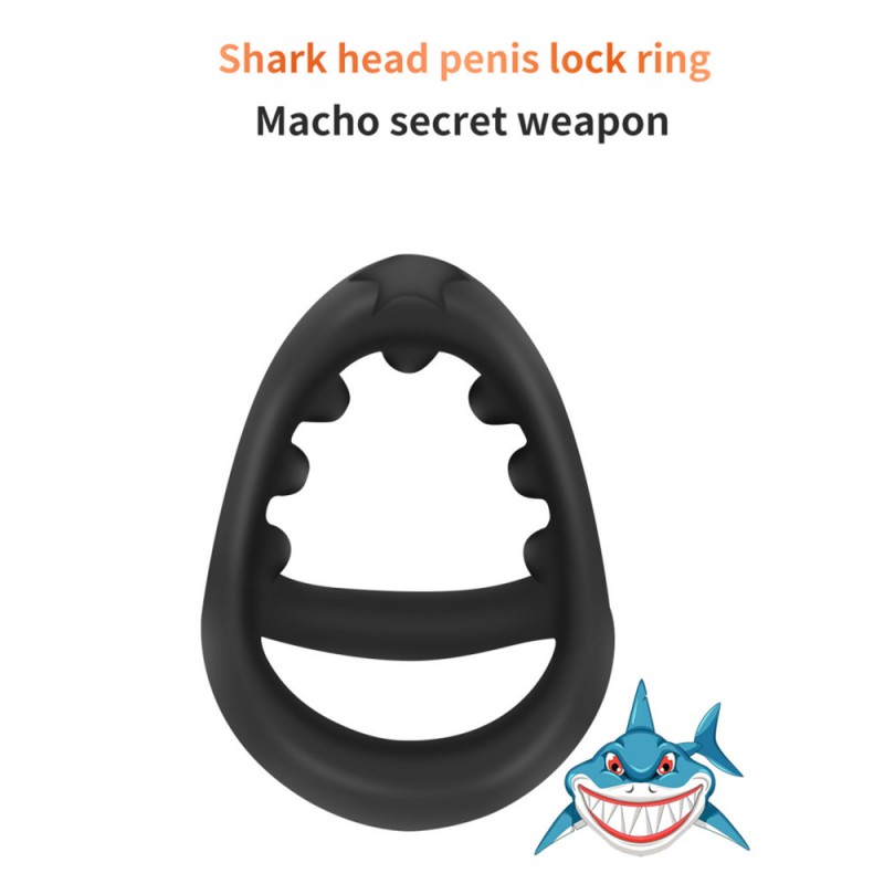 venusfun shark cock ring silicone penis rings for long lasting male sex