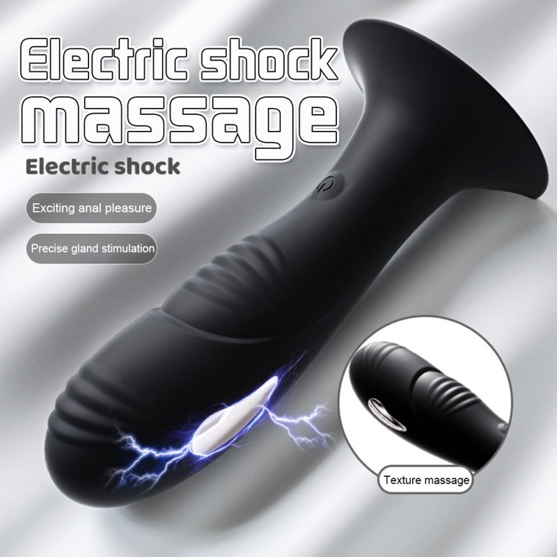 venusfun roselex electric shock anal plug prostate massager with suction cup best anal toys