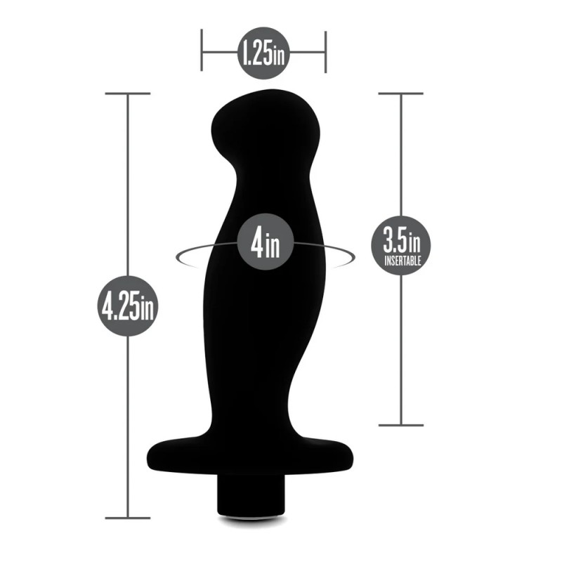 blush anal adventures platinum silicone prostate massager 02 suiable size for everyone