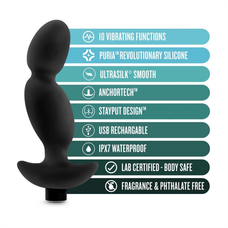 blush anal adventures platinum silicone prostate massager 04  ipx7