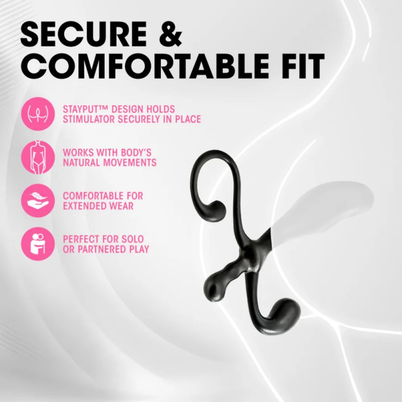 blush anal adventures platinum silicone prostate stimulator comfotable fit