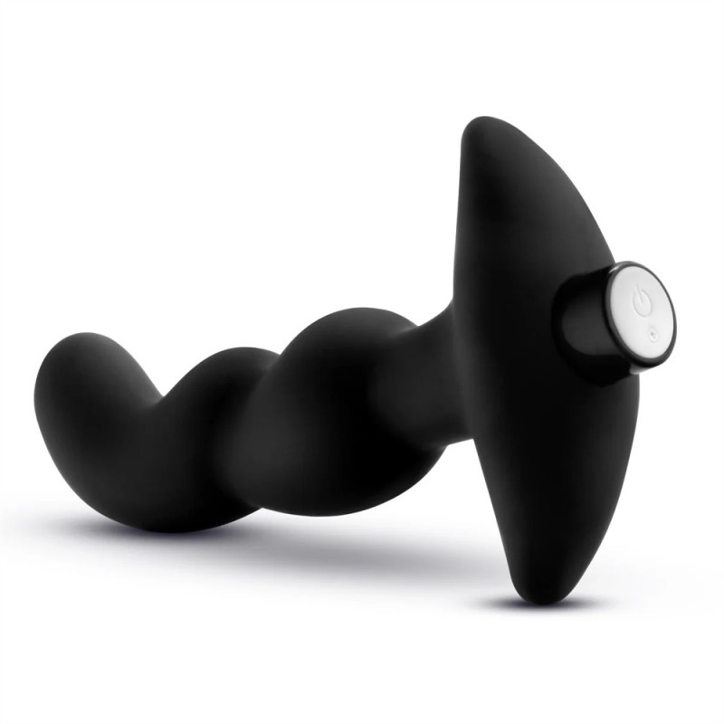 blush anal adventures platinum silicone vibrating prostate massager 03 easy to clean