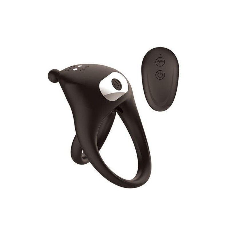nasstoys cock power silicone pleasure double rings cock ring with remote control
