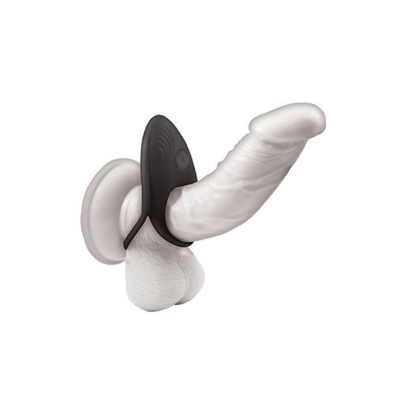nasstoys cockpower vibrating silicone penis ring wiht adjustable cock tie premium silicone