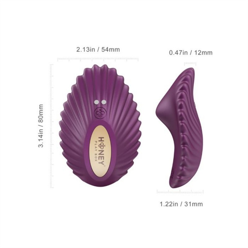 honey play box pearl 2 clitoral wearable panty vibrator with app control suitable size