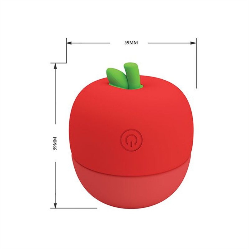 pretty love apple secret silicone clitoral licking stimulator silicone material