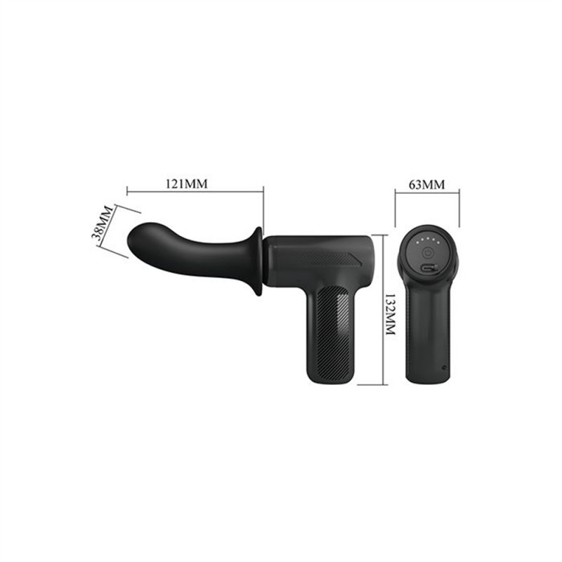 pretty love dj doctor silicone dildo thrusting gun massagerpretty love dj doctor silicone dildo thrusting gun massager easy to u