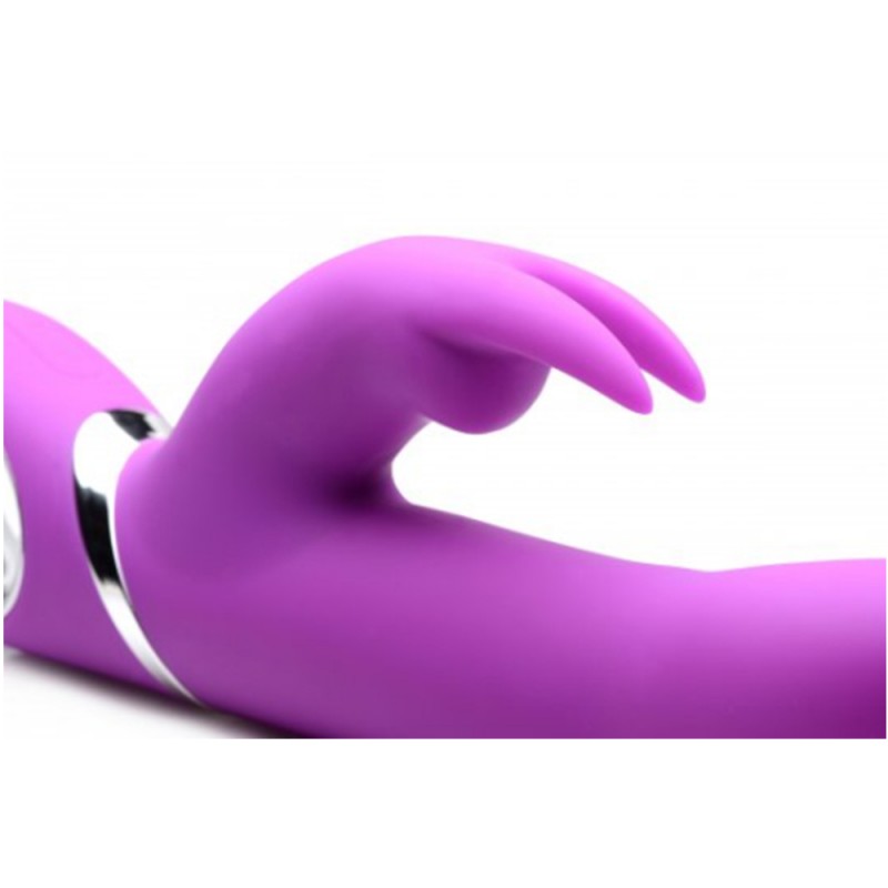 xr brands twirly 66x spinning silicone clitoral g-spot rabbit vibrator waterproof