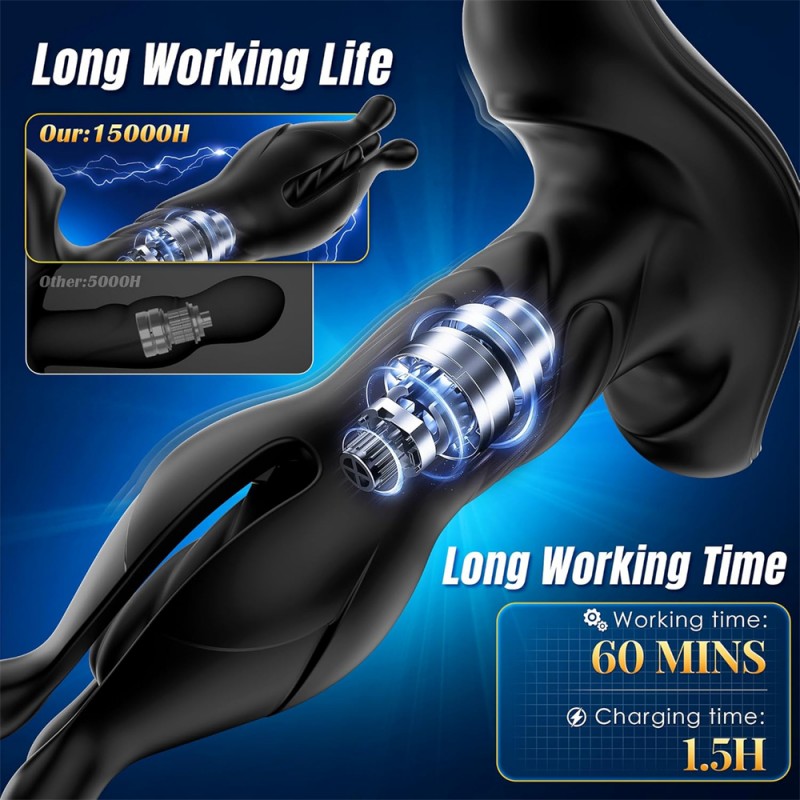 venusfun hell flower prostate massager anal plug prolong