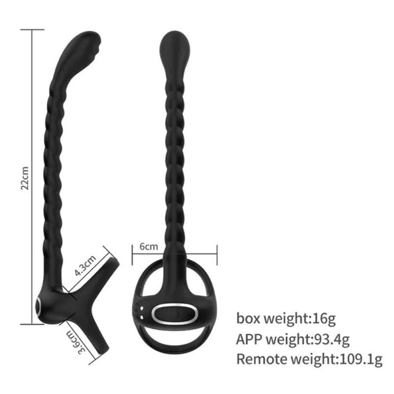 venusfun johnson ii 4 in 1 prostate massager vibrating cock ring with remote control suitable size for beginners