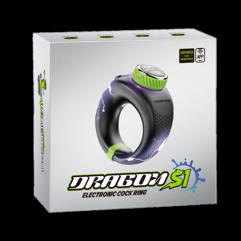 venusfun lustdragon-s1 cock rings with electric pulse vibration clitoral vibrators